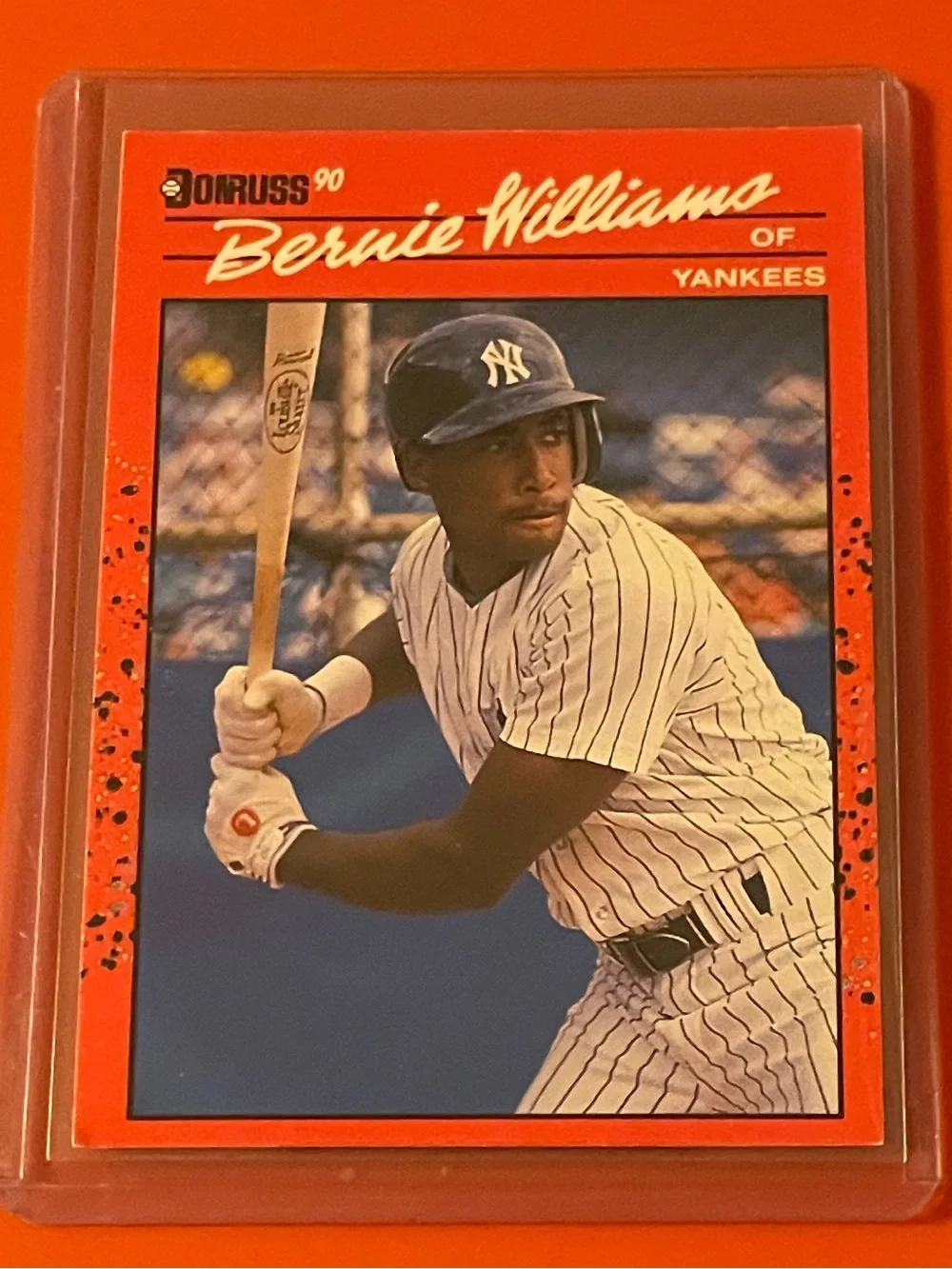 Bernie Williams #689 [Rookie] 1990 Donruss Baseball Trading Card